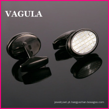 VAGULA qualidade novo Shell bronze abotoaduras (L51426)